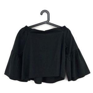 Faithfull The Brand Off Shoulder Bell Sleeve Top